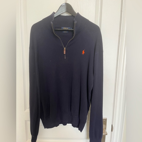 Half Zip Polo Ralph Lauren Top - Picture 1 of 1